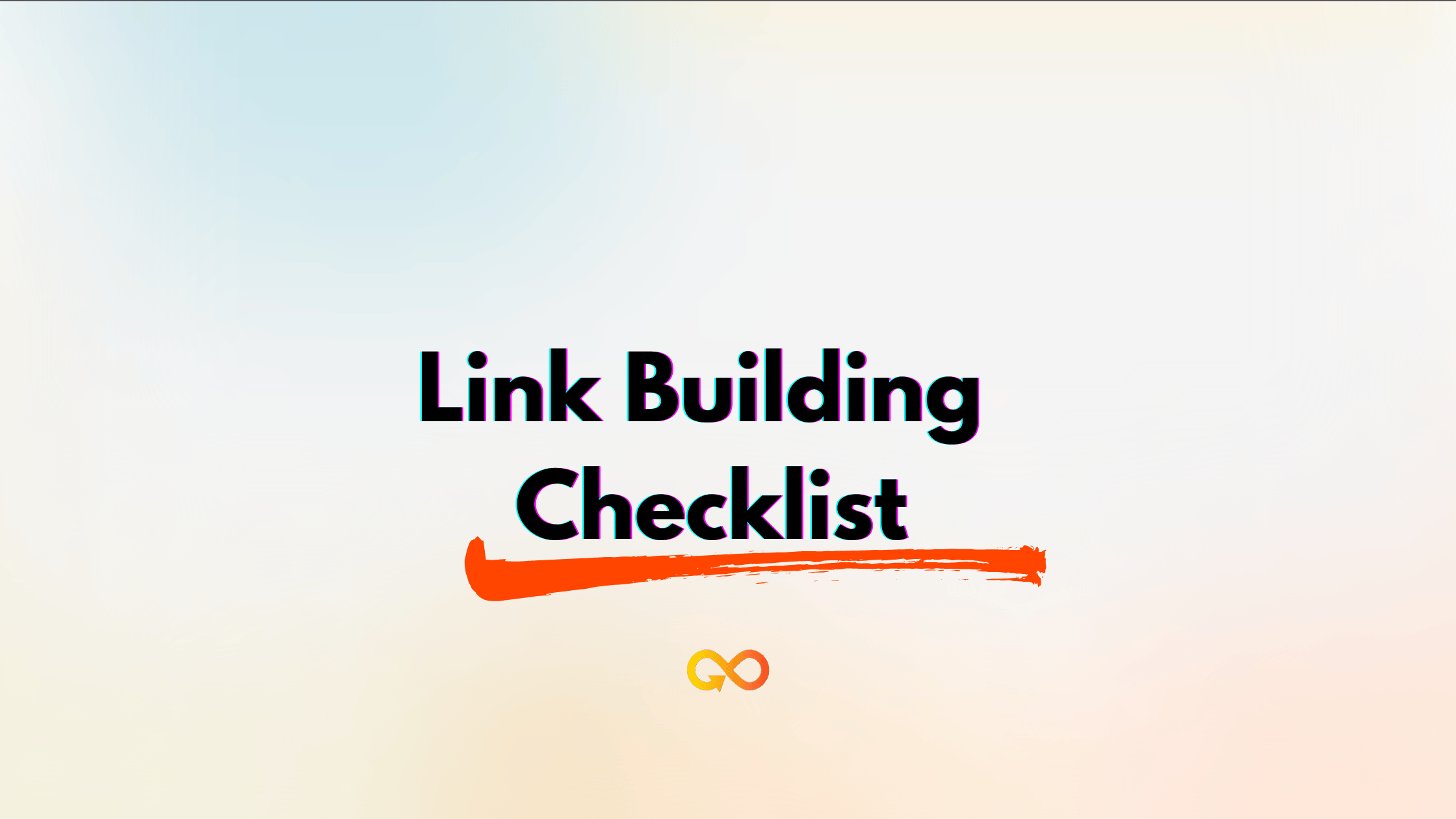 Link Building Checklist