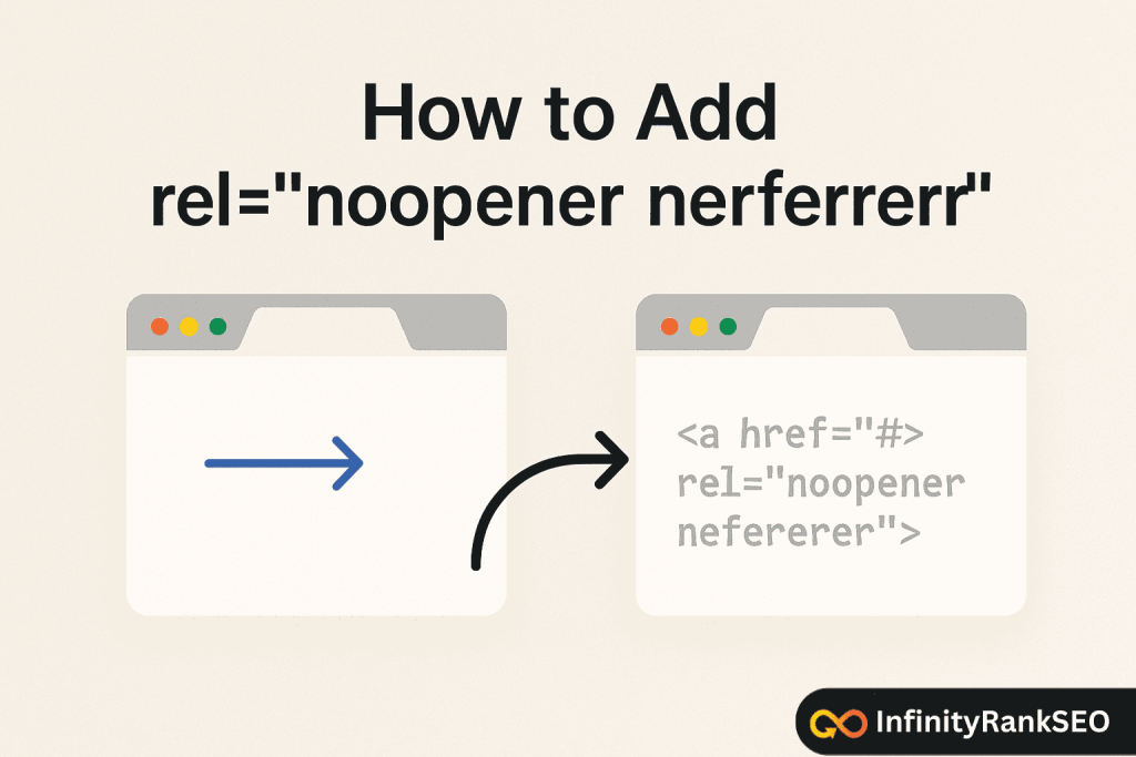 How to Add rel="noopener noreferrer"