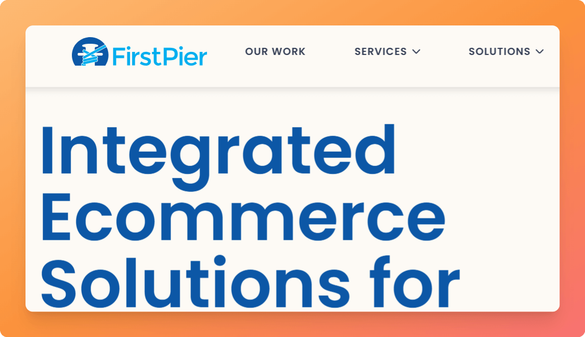  First Pier